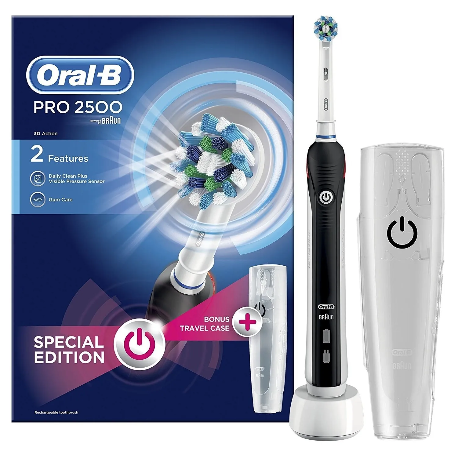 Электрическая зубная щетка Braun Oral-B PRO 2500 Cross Action во Владимире и Владимирской области от магазина Ammina